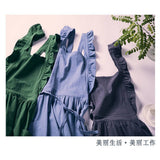 Cwmm1834_Stylish Cotton Household Kitchen Apron