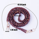 ACRYLIC TRIPLE ROW CHAIN BAG CHAIN PHONE CHAIN_CWMM5104