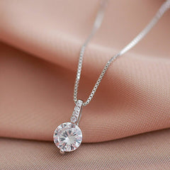 Geometric Drop Necklace Clavicle Chain