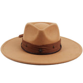 AUTUMN AND WINTER WARM WIDE BRIM PANAMA HAT_CWAH1883
