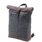 Vintage Canvas Waterproof Backpack For Men_Cwab5542