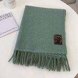 Winter Solid Acrylic Blend Scarf Neckwarmer_Cwasc2298