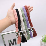 MOBILE PHONE HANGING TASSEL BRAIDED KEYCHAIN_CWMM1564