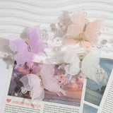 SWEET RHINESTONE BUTTERFLY MINI CLAW SPARKLY CLIP_CWAHA2303