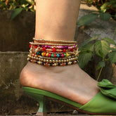 STARFISH BEACH ANKLET SET SUMMER BOHO STYLE_CWMM6342