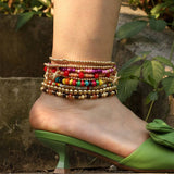 STARFISH BEACH ANKLET SET SUMMER BOHO STYLE_CWMM6342