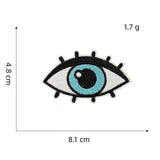 PUNK STYLE SKULL CREATIVE EMBROIDERY PATCH_CWMM4052