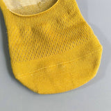 MESH SOLID NO SHOW SOCKS FOR BREATHABLE SUMMER_CWMS068