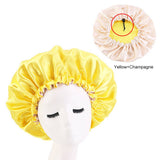Trendy Double Layer Satin Nightcap_Cwah1481
