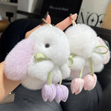 CUTE MINI PLUSH BUNNY DOLL KEYCHAIN PENDANT_CWMM2484
