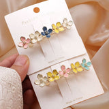 SWEET FLOWER SIDE CLIP SPRING CLIP HAIRPIN_CWAHA4698
