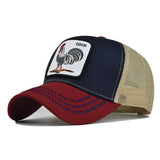 NEW ANIMAL EMBROIDERED BREATHABLE MESH TRUCKER HAT_CWAH1357