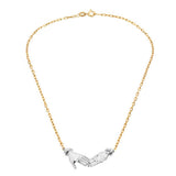 FASHION PALM DEVIL EYE CLAVICLE NECKLACE_CWMM5508