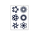 GARDENIA BLUE JUICE TATTOO STICKERS WATERPROOF_CWMM8359