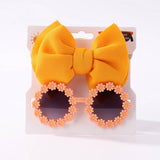 SUMMER BOW HEADBAND SUNGLASSES SET FOR KIDS_CWAHA6744