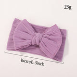 ELASTIC BABY GIRL BOW HEADBANDS 3PCS SET_CWAHA6747