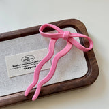 Elegant Bow U-Shaped Hair Stick Sweet Bun Pin
