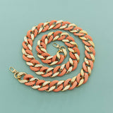 LARGE RESIN ACRYLIC BAG CHAIN WIDE STRAP_CWMM5065