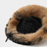 Women¡¯S Fuzzy Plush Bucket Hat Winter Warm_Cwah04785