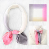 RETRO GRADIENT MULTI COLOR SILK SCARF_CWASC1152