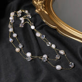 SIMPLE NATURAL FRESHWATER PEARL NECKLACE_CWAJE3827
