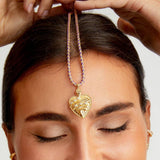 EXQUISITE VINTAGE SNAKE SHAPE ZIRCONIA NECKLACE_CWMM3826