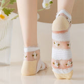 SUMMER THIN LACE INVISIBLE BOAT SOCKS_CWMS0518