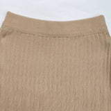 Temperament Pleated Pleated Knitted Skirt