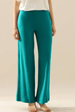 Women Solid Color Baggy Wide Leg Pants_Cwblp397