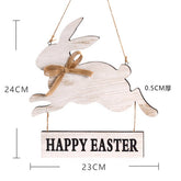 INS BUNNY LETTER WOODEN EASTER WALL DECOR_CWMM9898