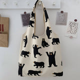 SUMMER LAZY STYLE LARGE CAPACITY CANVAS BAG_CWAB2177