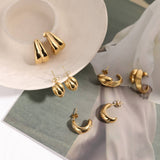 STAINLESS STEEL MIRROR GEOMETRIC EARRINGS_CWAJE5114