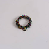 CUTE PEARL CRYSTAL HAIR TIE ELASTIC HANDMADE BAND_CWAHA6763