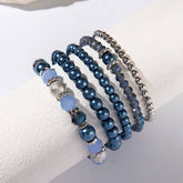 SIMPLE CRYSTAL BEADED STRETCH BRACELET SET_CWMM3529