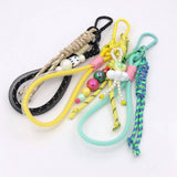 HAND WOVEN LANYARD CUTE BEADED KEYCHAIN_CWMM3548