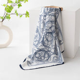 Retro Geometric Print Square Scarf_Cwasc0923