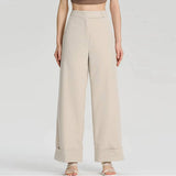 Trendy Wide-Leg High-Waisted Suit Slacks_Cwblp1061