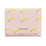Women Minimalist Fruit Pattern Wallet_Cwab1248