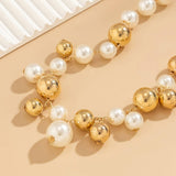 PUNK STYLE IMITATION PEARL NECKLACE_CWAJE1125