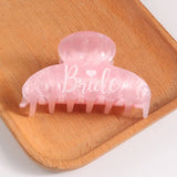 Cwaha1314_Simple Hair Claw Clip With Lettering Print