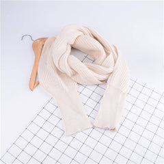 KNITTED SLEEVE SCARF SHAWL FOR MEN WOMEN WINTER_CWASC1538