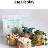 POTTED PLANT PENDANT DIY WOVEN MATERIAL PACKAGE_CWMM0828