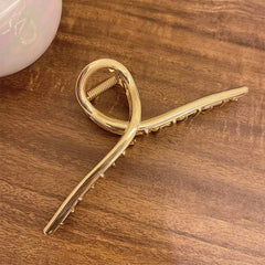 OVERSIZED METAL HAIR CLAW 13 5CM MINIMALIST CLIP_CWAHA2375