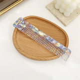 RETRO ACETATE HAIR COMB FOR STYLING MAKEUP_CWMM6429