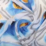 Floral Print Satin Scarf Spring Beach Wrap_Cwasc0681