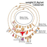 BOHEMIAN HEAVY CHAIN VINTAGE STACKING NECKLACE_CWMM3178