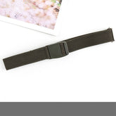 SOLID WOVEN BUCKLELESS ELASTIC WAISTBAND_CWABE0674