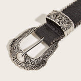 Cwabe0547_American Style Black Vintage Belt