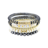 MULTILAYER ELASTIC LETTER BEAD BRACELETS SET_CWAJE0711