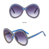 PEARL AND DIAMOND PERSONALIZED FASHION SUNGLASSES_CWASG0872